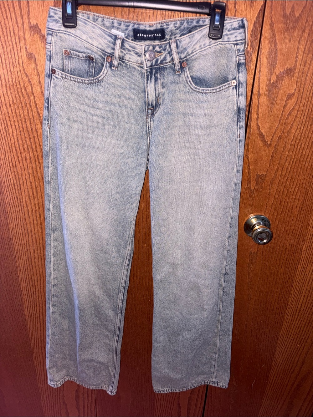 Aeropostale Light Blue Straight Leg Women's Jeans
